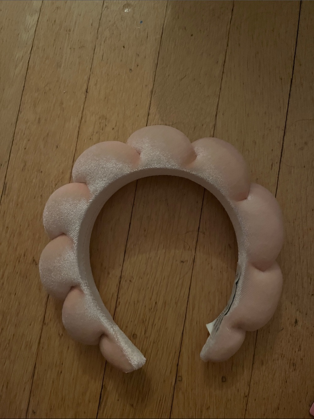 Pink tik tok headband perfect for getting ready